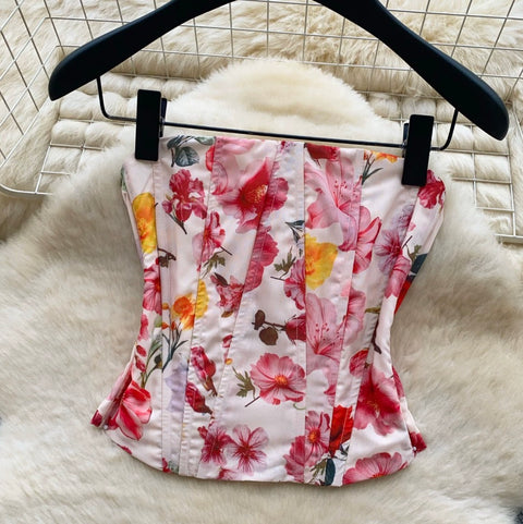 Sweetie Printed Top & Shorts 2Pcs