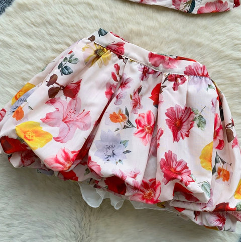 Sweetie Printed Top & Shorts 2Pcs