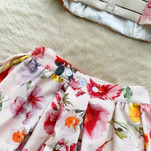 Sweetie Printed Top & Shorts 2Pcs