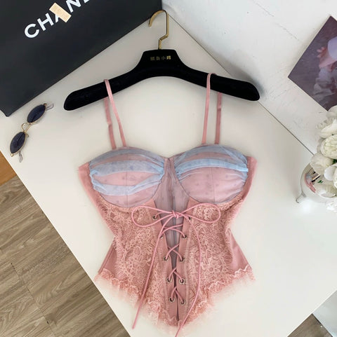 Sexy Lace Patchwork Camisole