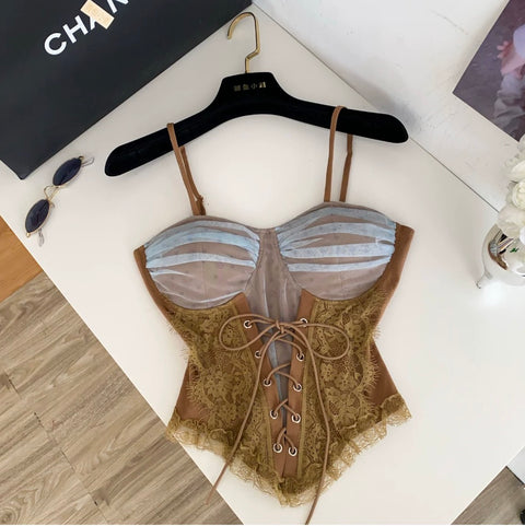 Sexy Lace Patchwork Camisole