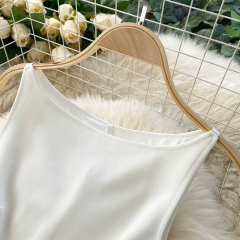 Simple Design Top & Skirt Elegant 2Pcs