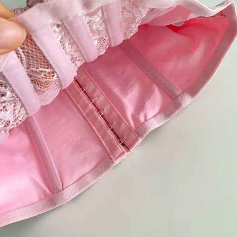 Sexy Lace Patchwork Bustier Top