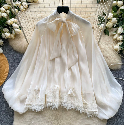 French Style 3D Mesh Shirt
