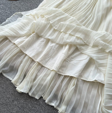 Premium Stand Collar Lace Dress