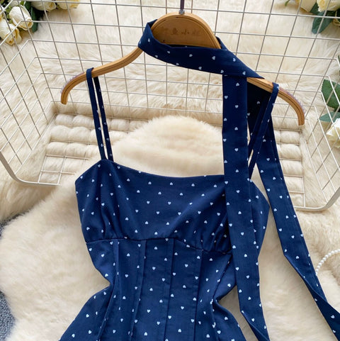 Polka Dot Camisole with Ribbon
