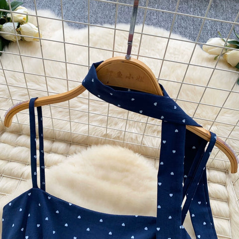 Polka Dot Camisole with Ribbon