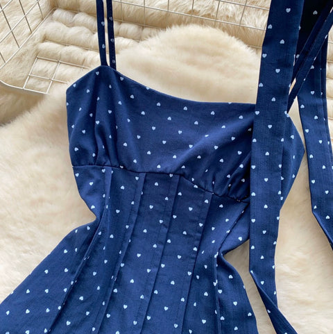 Polka Dot Camisole with Ribbon
