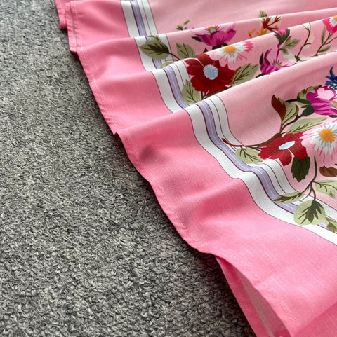 Sweetie Floral Print Vest Dress