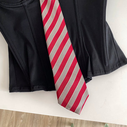 Uniform Style Camisole with Tie