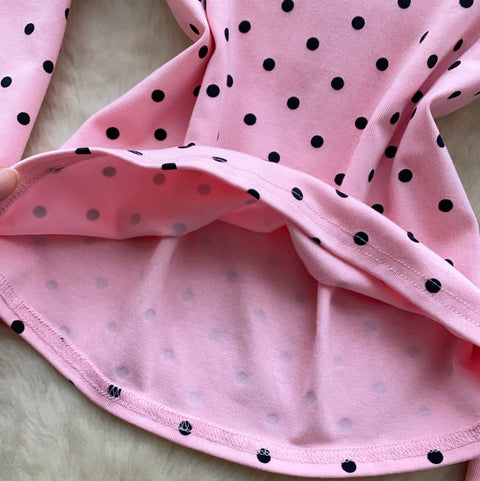 Korean Style Polka Dot T-shirt