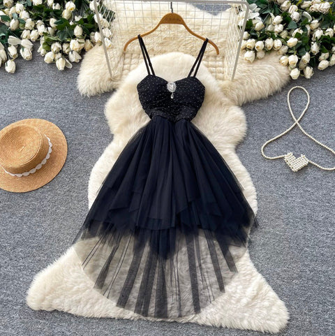 Fairy A-line White Slip Dress