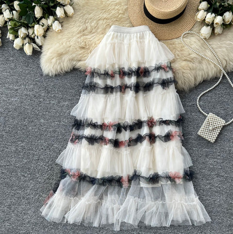 Fairy Layered Mesh Cake Skirt