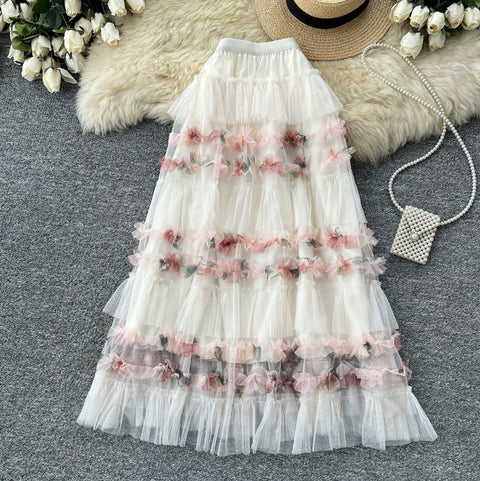 Fairy Layered Mesh Cake Skirt