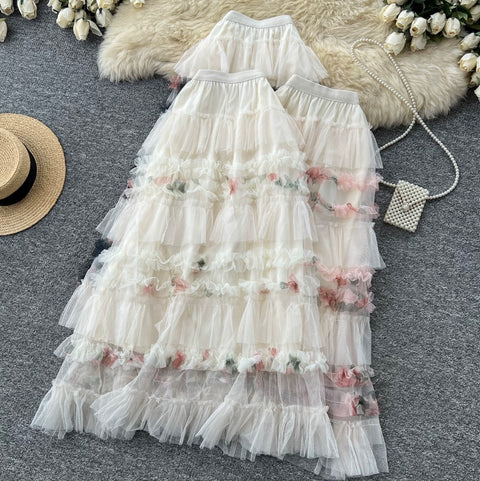 Fairy Layered Mesh Cake Skirt