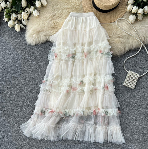 Fairy Layered Mesh Cake Skirt