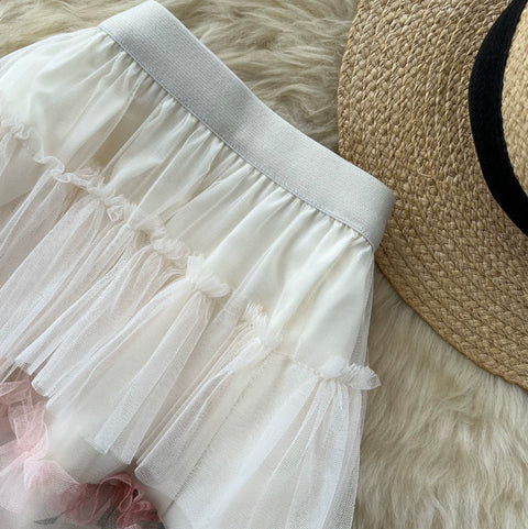 Fairy Layered Mesh Cake Skirt