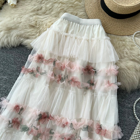 Fairy Layered Mesh Cake Skirt