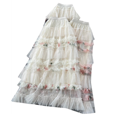 Fairy Layered Mesh Cake Skirt