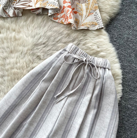 Print Camisole & Pants Casual 2Pcs