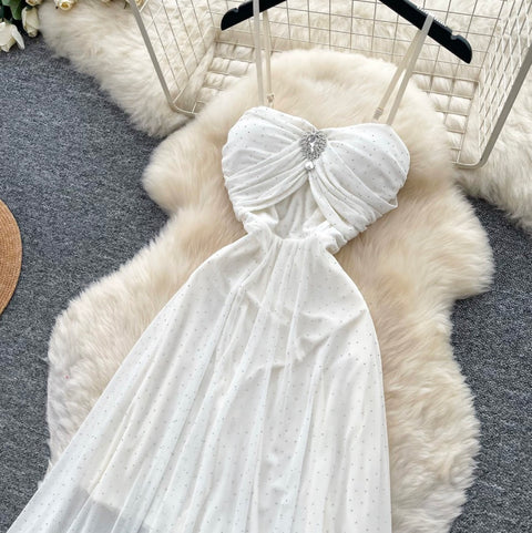 Fairy Mesh Patchwork Slip Dress
