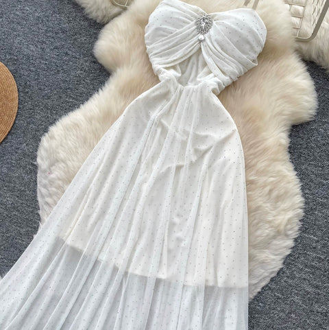 Fairy Mesh Patchwork Slip Dress