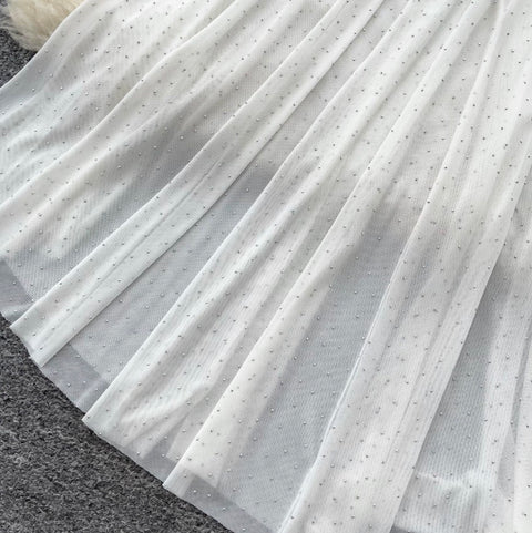 Fairy Mesh Patchwork Slip Dress