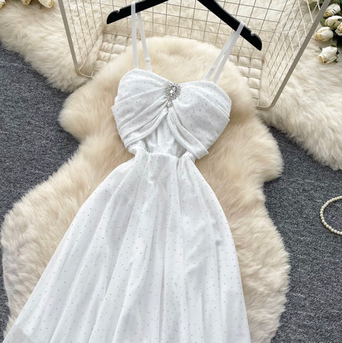 Fairy Mesh Patchwork Slip Dress