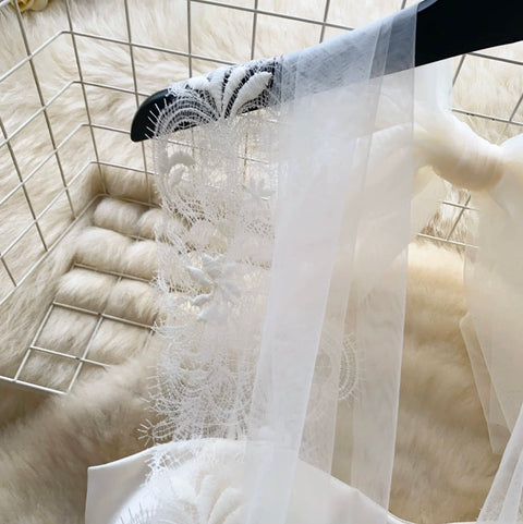 Lace Mesh Patchwork Sleeveless Top