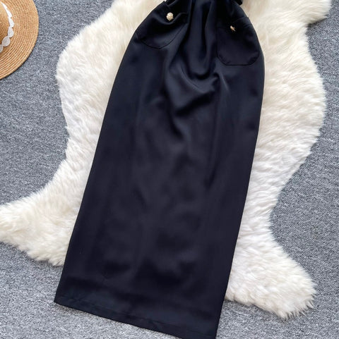 Square Neckline Lace Trim Dress