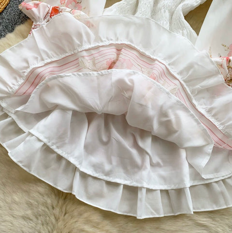 Sweetie Floral Print A-line Dress