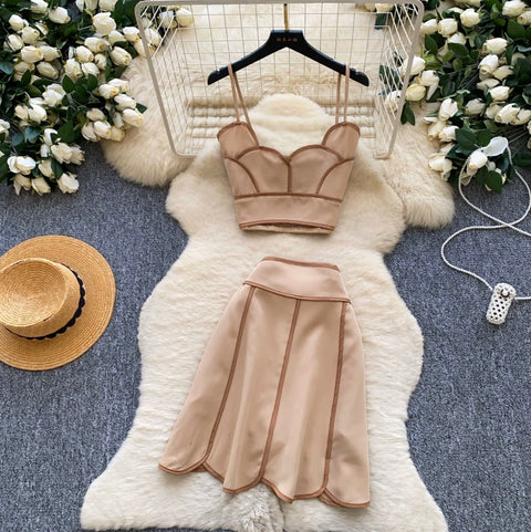 Sweetie Camisole & Skirt 2Pcs