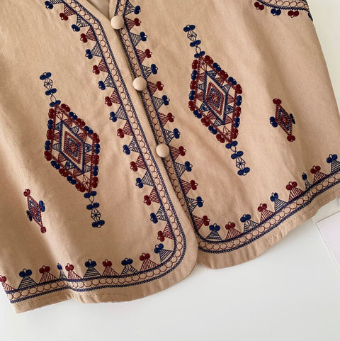Bohemian Style Embroidered Vest