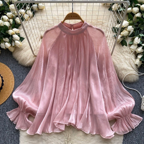Sweetie Beaded Loose-fit Shirt