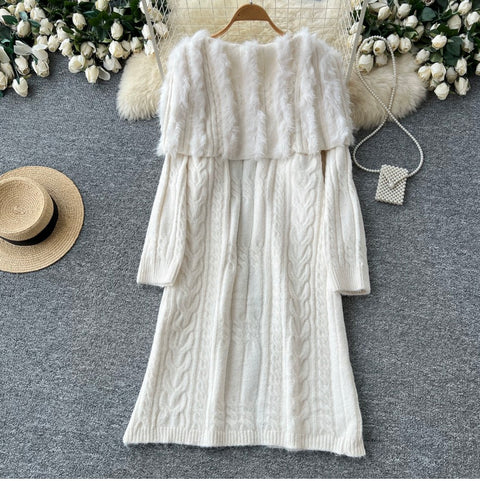 Thermal Hooded Knitted Cardigan