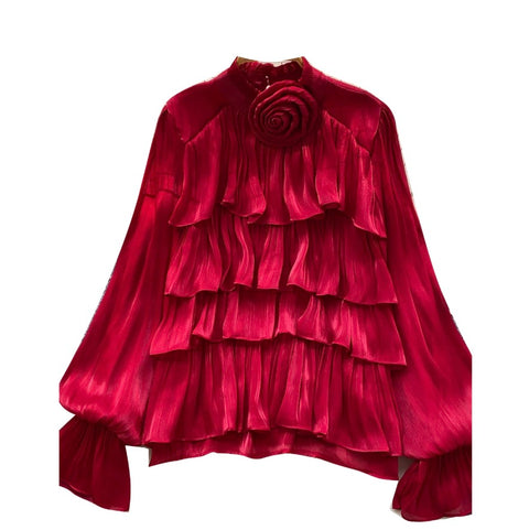 Niche Layered Ruffle Shirt