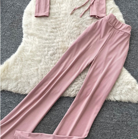 Cardigan & Vest & Trousers Casual 3Pcs