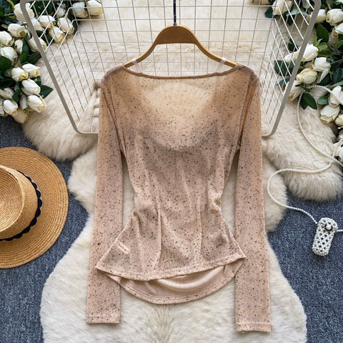 Faux Two-pieces Asymmetric Shirt
