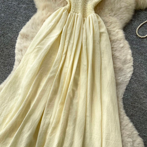 Puffy Sleeve Off-shoulder Dress