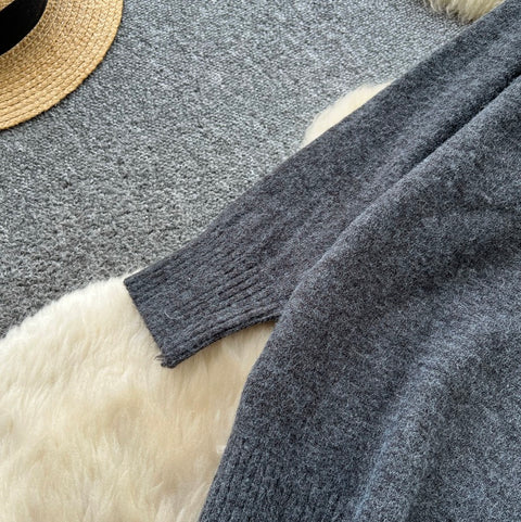 Soft Sweater & Fishtail Skirt 2Pcs