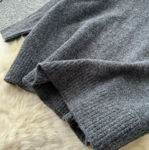 Soft Sweater & Fishtail Skirt 2Pcs