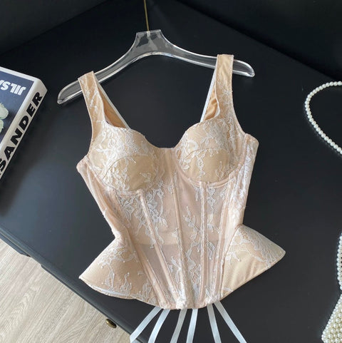 Sexy Lace Fishbone Camisole