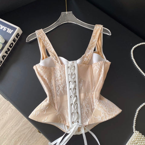 Sexy Lace Fishbone Camisole