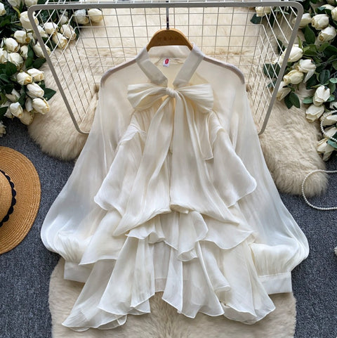 Sweetie Layered Ruffled Chiffon Top