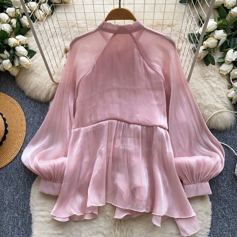 Sweetie Layered Ruffled Chiffon Top