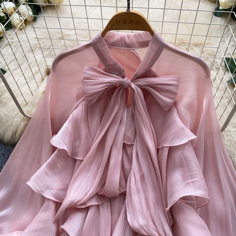 Sweetie Layered Ruffled Chiffon Top
