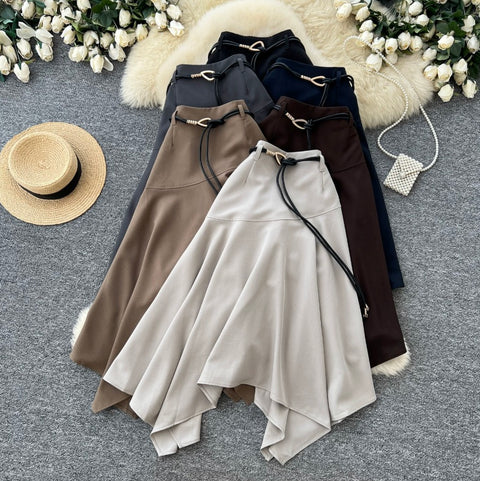 Irregular Design A-line Skirt
