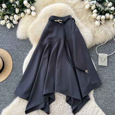 Irregular Design A-line Skirt
