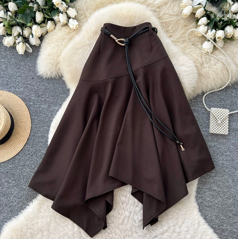 Irregular Design A-line Skirt