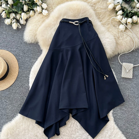 Irregular Design A-line Skirt